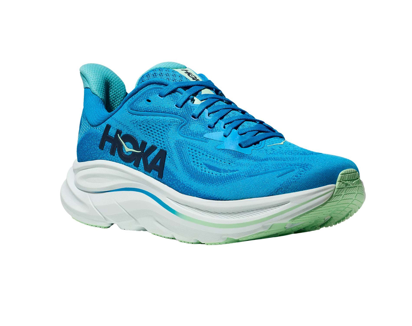 Chaussures de course larges pour hommes Hoka Clifton 10